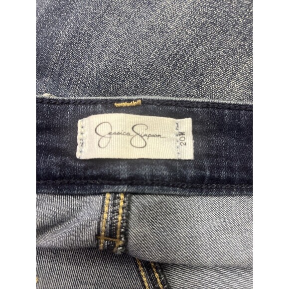 Jessica Simpson Jeans Kiss Me Skinny Women's 20W Blue Denim Classic - Picture 4 of 6